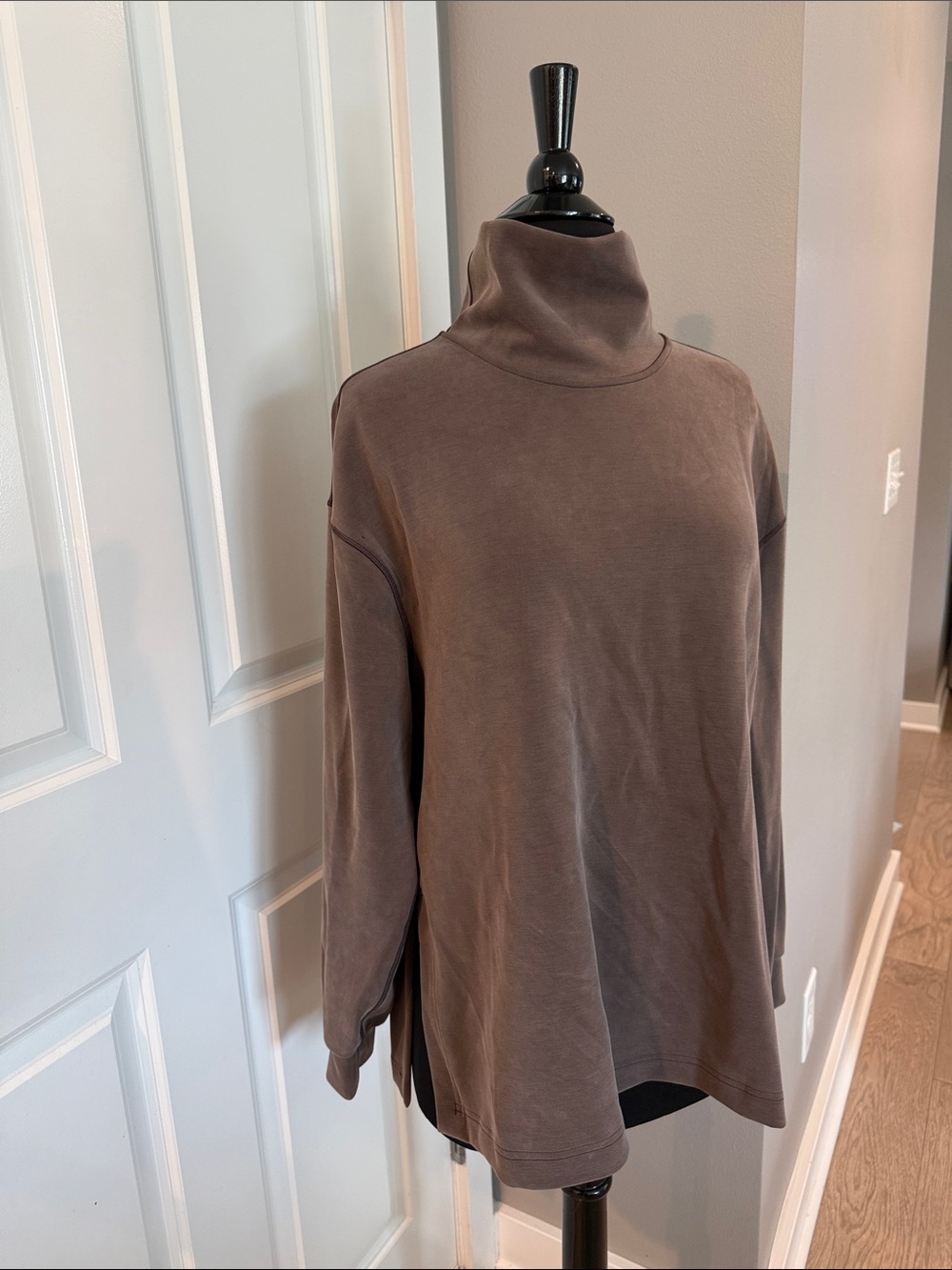 lululemon athletica Relaxed Cowl Neck Sweater - Taupe